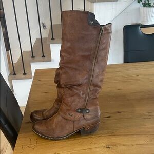 Stylish Brown Over the Knee Boots